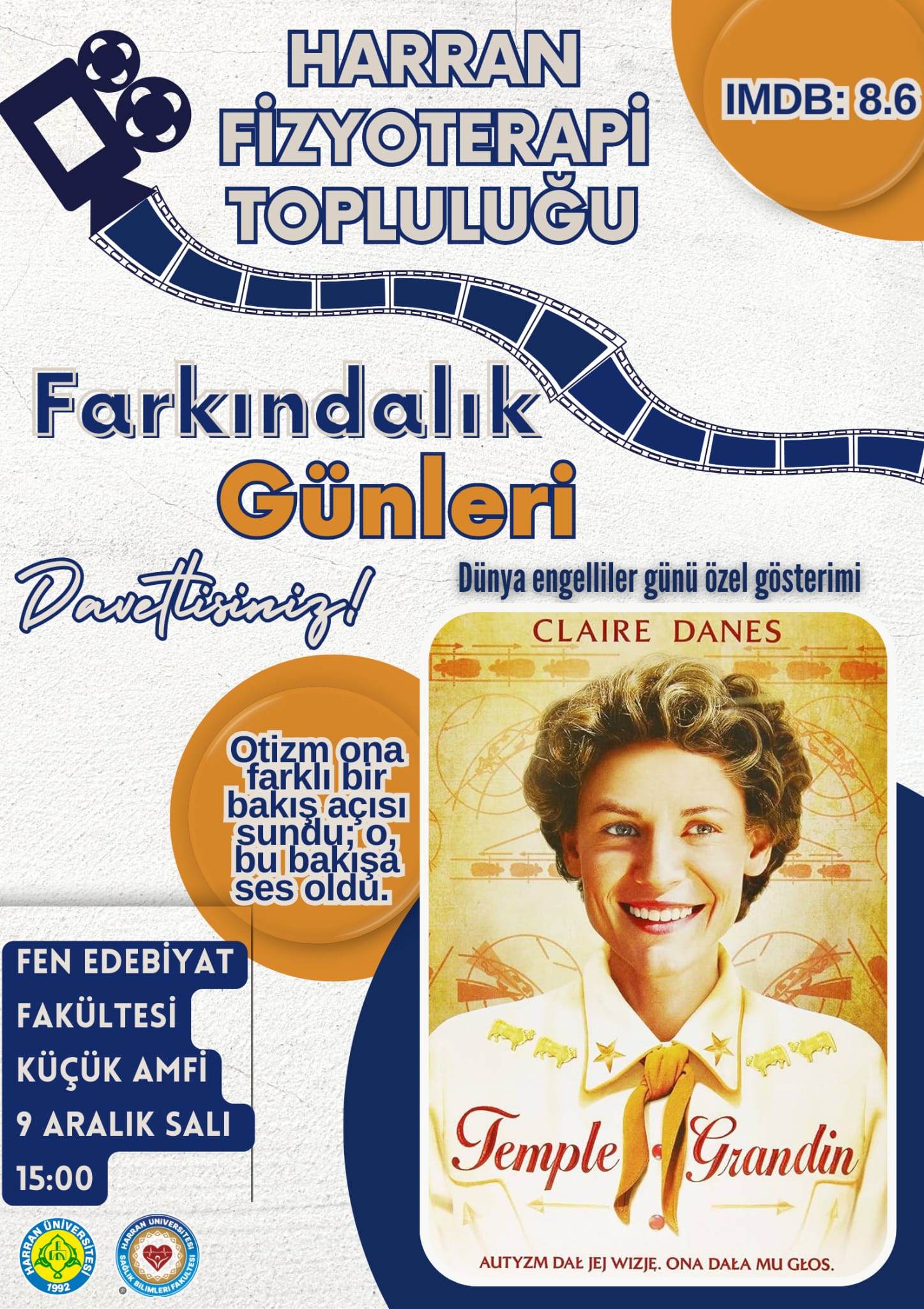 Dünya Engelliler Günü Özel Gösterimimizi Gerçekleştirdik: Temple Grandin